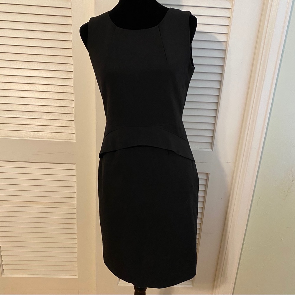 CALVIN KLEIN Black Business Casual Dress
